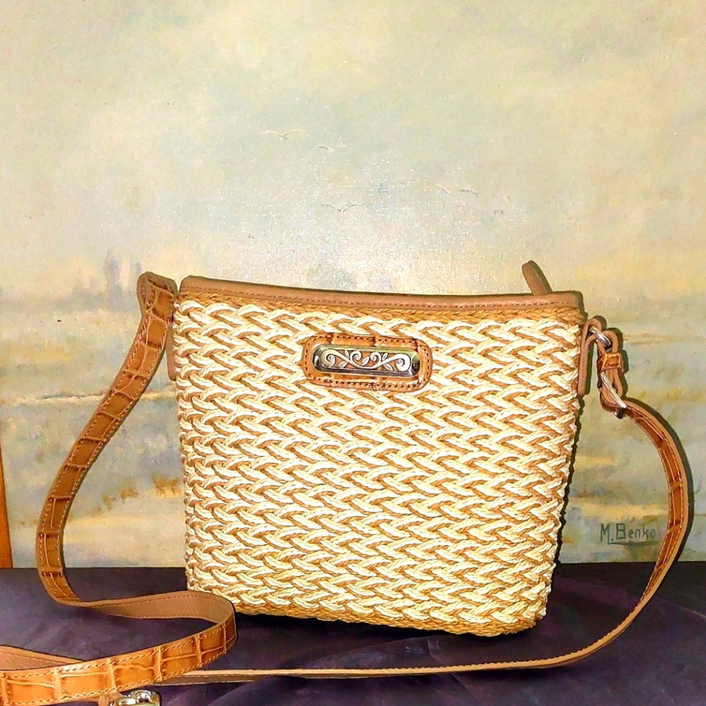 NWOT Brighton Straw Bag